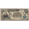 Image 1 : 1902 $10 National Bank of Trenton, NJ CH#1327 National Currency Note