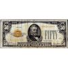 Image 1 : 1928 $50 Gold Certificate Note