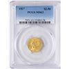 Image 1 : 1927 $2 1/2 Indian Head Quarter Eagle Gold Coin PCGS MS63