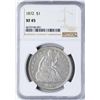 Image 1 : 1872 $1 Seated Liberty Silver Dollar Coin NGC XF45