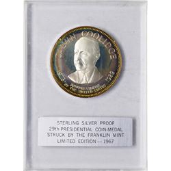 1967 Limited Edition Sterling Silver Proof Presidential Medal