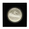 Image 2 : 2010 ATB Mount Hood, Oregon 5 Ounce Silver Coin with Box & COA