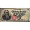 Image 1 : March 3, 1863 Fifty Cents Fourth Issue Fractional Currency Note