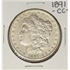 Image 1 : 1891-CC $1 Morgan Silver Dollar Coin