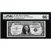 Image 1 : 1935 $1 Silver Certificate Note Fr.1607 PMG Gem Uncirculated 66EPQ
