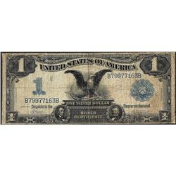 1899 $1 Black Eagle Silver Certificate Note