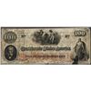 Image 1 : 1862 $100 Confederate States of America Note - Missing Piece
