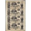 Image 1 : Uncut Sheet of 1800's $20 Canal Bank Obsolete Notes