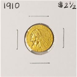 1910 $2 1/2 Indian Head Quarter Eagle Gold Coin