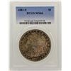 Image 1 : 1881-S $1 Morgan Silver Dollar Coin PCGS MS66 AMAZING TONING