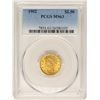 Image 1 : 1902 $2 1/2 Liberty Head Quarter Eagle Gold Coin PCGS MS63