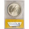 Image 2 : 1924 $1 Peace Silver Dollar Coin Rim Clip ERROR ANACS MS63