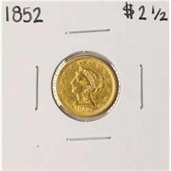 1852 $2 1/2 Liberty Head Quarter Eagle Gold Coin