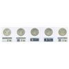 Image 2 : Lot of (5) 1884-O $1 Morgan Silver Dollar Coins PCGS MS64