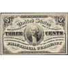 Image 1 : March 3, 1863 Three Cents Third Issue Fractional Currency Note