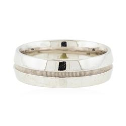 14KT White Gold Wedding Band