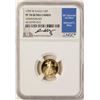 Image 1 : 1995-W $5 American Gold Eagle Proof Coin NGC PF70 W/Edmund C. Moy Signature