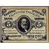 Image 1 : March 3, 1863 Five Cents Third Issue Fractional Currency Note