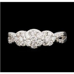 14KT White Gold 1.00 ctw Diamond Ring