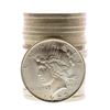 Image 1 : Roll of (20) Brilliant Uncirculated 1923 $1 Peace Silver Dollar Coins