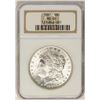 Image 1 : 1887 $1 Morgan Silver Dollar Coin NGC MS65