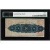 Image 2 : 1863 $20 State of Louisiana Obsolete Note Cr.13 PMG About Uncirculated 55EPQ