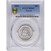 Image 2 : 1854 Seated Liberty Quarter Coin PCGS MS62 Arrows