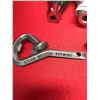 Image 2 : 3 Small Craft Beer Beer Taps Handles and 2 Bottle Openers