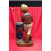Image 3 : Vintage Wooden Golf Figure Made in Mexico
