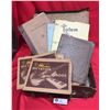 Image 1 : Small Vintage Case of Old BC School Books Etc.