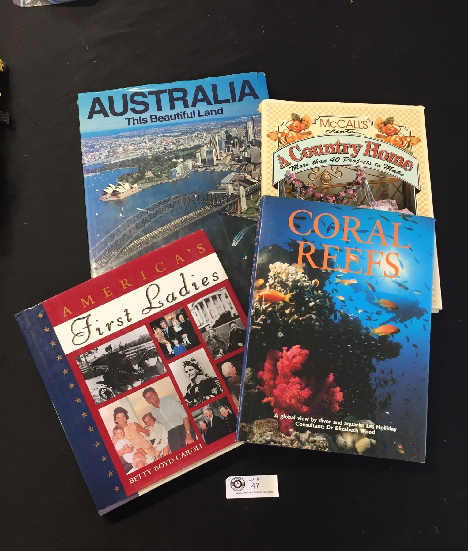 4 Large Coffee Table Books