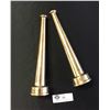 Image 1 : 2 Vintage Allen co. Brass Fire Hose Nozzles.