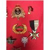 Image 2 : 14 Different Military Cap Badges, Medals, Collars, Pins