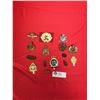 Image 1 : 15 Different Military Cap Badges, Medals, Collars, Pins