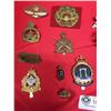 Image 3 : 15 Different Military Cap Badges, Medals, Collars, Pins
