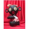 Image 2 : Vintage Winky Blinky 1960s Inflatable Doll Black Baby Squeak Toy