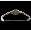 Image 3 : Hamilton 14KT White Gold Diamond Vintage Ladies Watch
