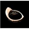 Image 3 : 1.45 ctw Diamond Ring - 14KT White and Rose Gold