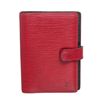 Image 3 : Louis Vuitton Red Epi Leather Small Ring Agenda Holder Cover