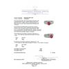 Image 5 : 2.56 ctw Pink Tourmaline And Diamond Ring - 18KT White Gold