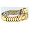 Image 4 : Rolex Ladies 18K Yellow Gold Sapphire And Blue Vignette Diamond President Wristw