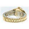 Image 5 : Rolex Ladies 18K Yellow Gold Sapphire And Blue Vignette Diamond President Wristw