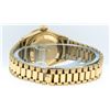 Image 8 : Rolex Ladies 18K Yellow Gold Sapphire And Blue Vignette Diamond President Wristw