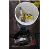 Image 1 : BUCKET W/BLACK & DECKER SKILL SAW AND VARIOUS TOOLS