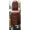 Image 1 : STACK OF 7 BANQUET CHAIRS