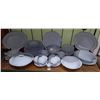 Image 1 : APPROX 56 PIECE JOHNSON BROS. "GREY DAWN" DINNER SET