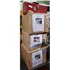 Image 1 : MOVIE PROP LOT - RED TOOL BOX & 3 LARGE UNOPENED BOXES