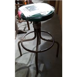 VINTAGE METAL WORK STOOL - MOVIE PROP