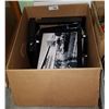 Image 1 : BOX LOT ASSORTED PICTURE FRAMES, PICTURES ETC