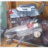 Image 1 : VINTAGE METAL RACE CAR & COIN BANK